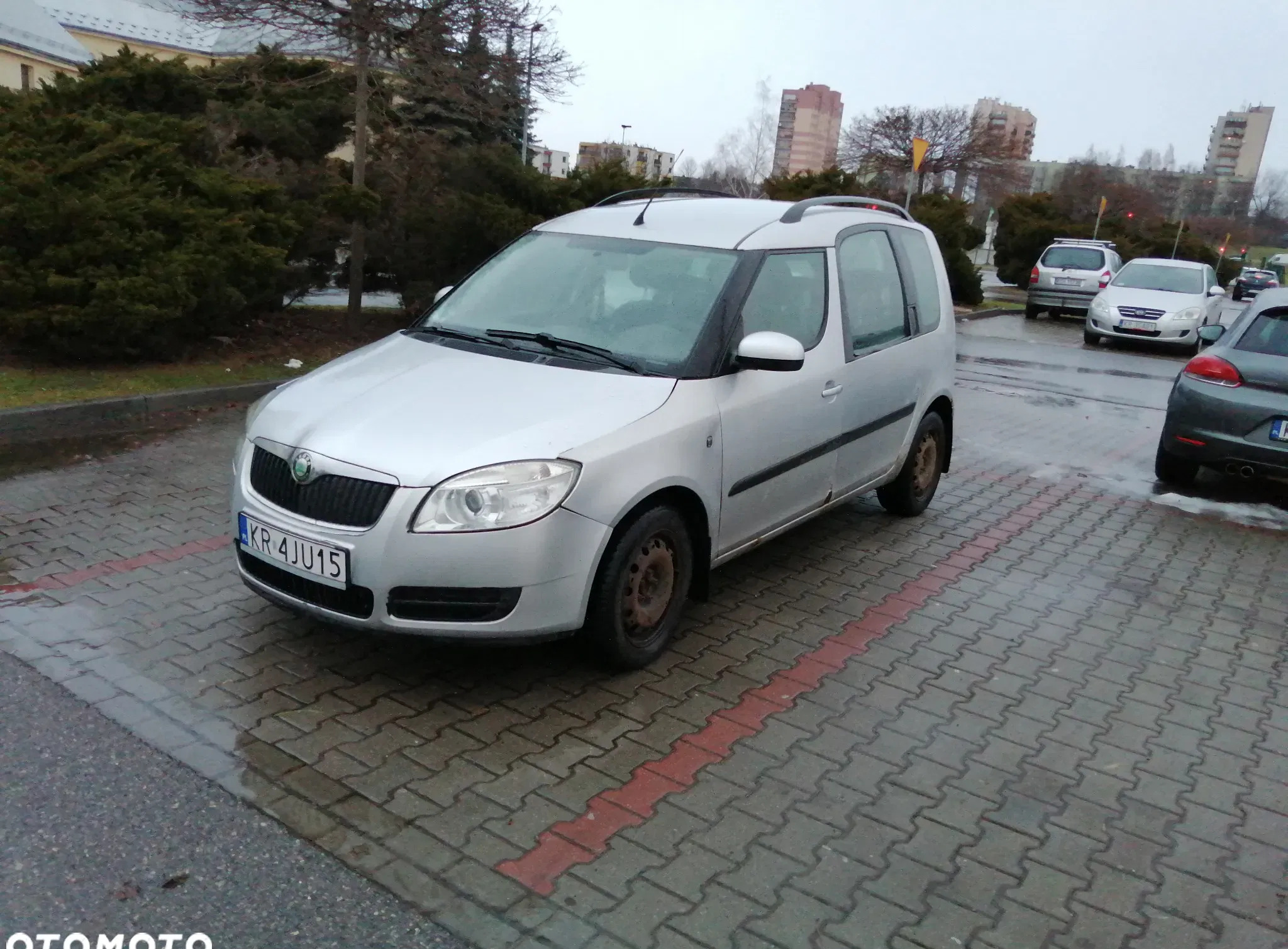 samochody osobowe Skoda Roomster cena 3900 przebieg: 328000, rok produkcji 2008 z Kraków